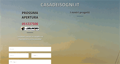 Desktop Screenshot of casadeisogni.it